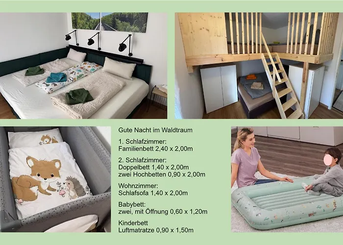 Bergtraum Schwimmbad, Sauna, Familienbett, Kinderbett, 2 Baeder Appartement
