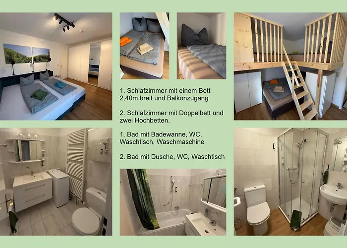 Bergtraum Schwimmbad, Sauna, Familienbett, Kinderbett, 2 Baeder Bad Harzburg